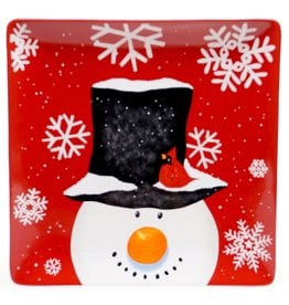 Certified International CLEARANCE Platter CI Snowman