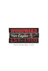 Wood Plank WA Eagle Sign