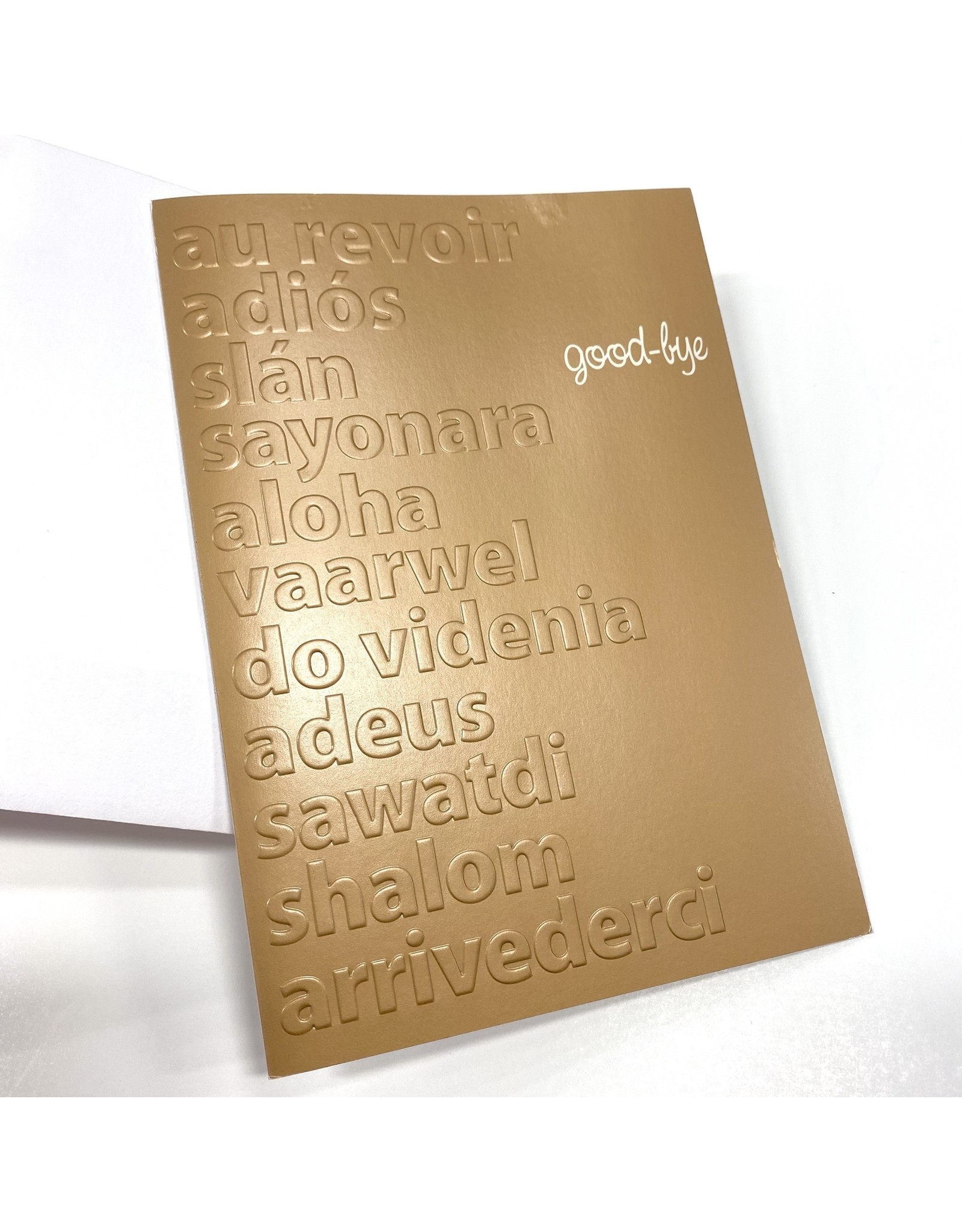 Design Design Greeting Card - Good Bye