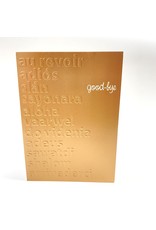 Design Design Greeting Card - Good Bye