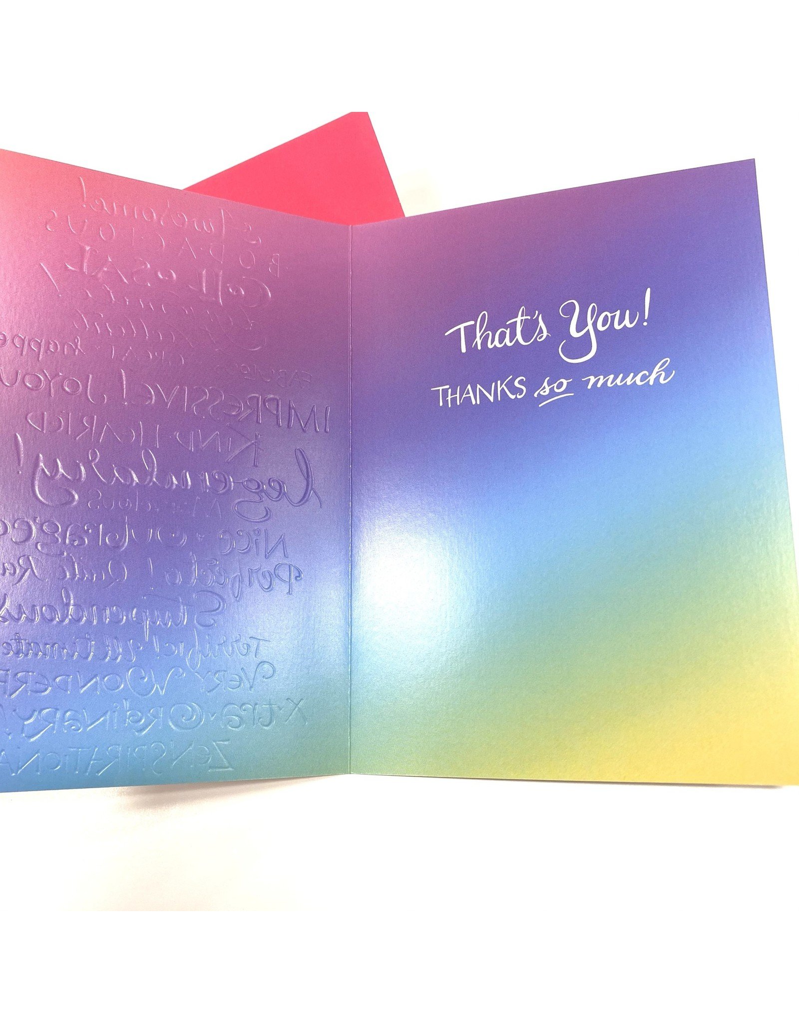 Design Design Greeting Card - Thank you