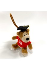Mascot Factory Ornament Plush Bear WA Graduation