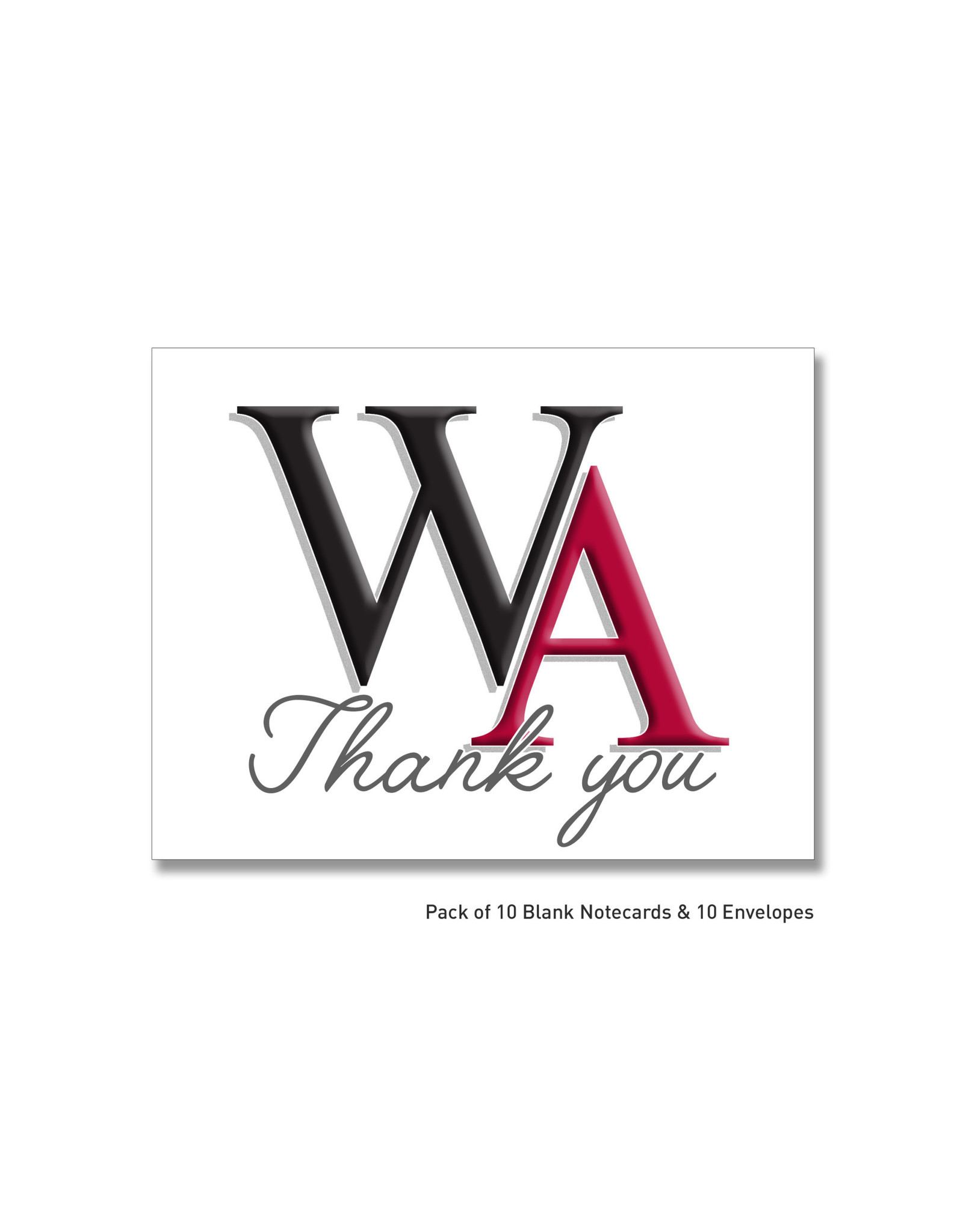 Fanatic Group Stationery- WA Thank You (QTY 10)