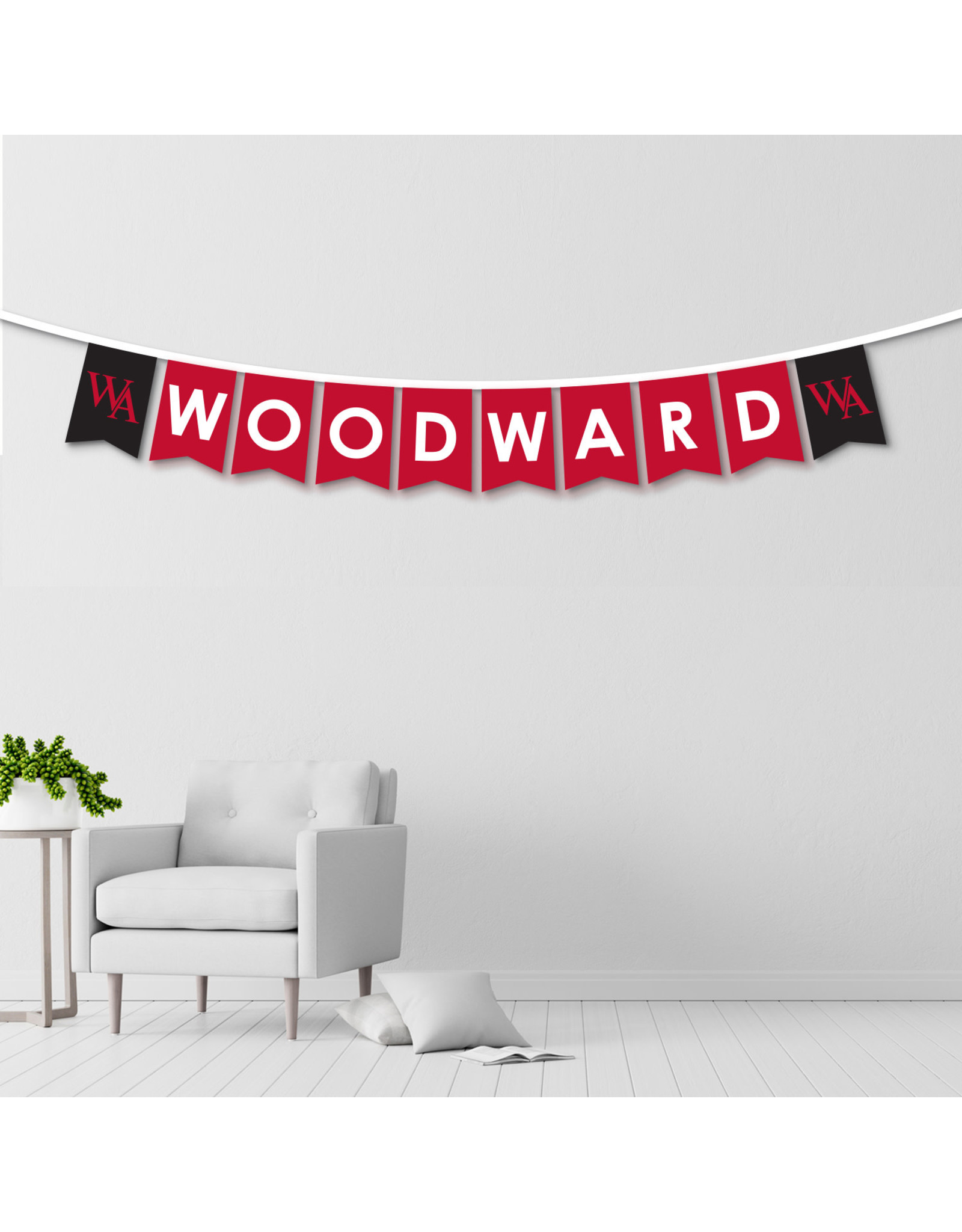 UBF University Blanket & Flag Corp. Woodward Banner String
