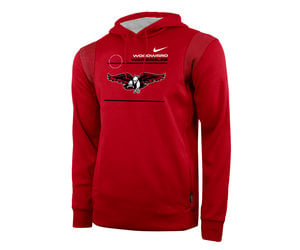 NIKE Youth Thermo PO Hoodie (Red) - Woodward Academy