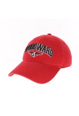 L2 Brands Red Relaxed Twill Cap by Legacy
