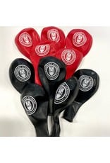 Galactic Line Latex Balloons (Pack of 5 Red/5 Black)