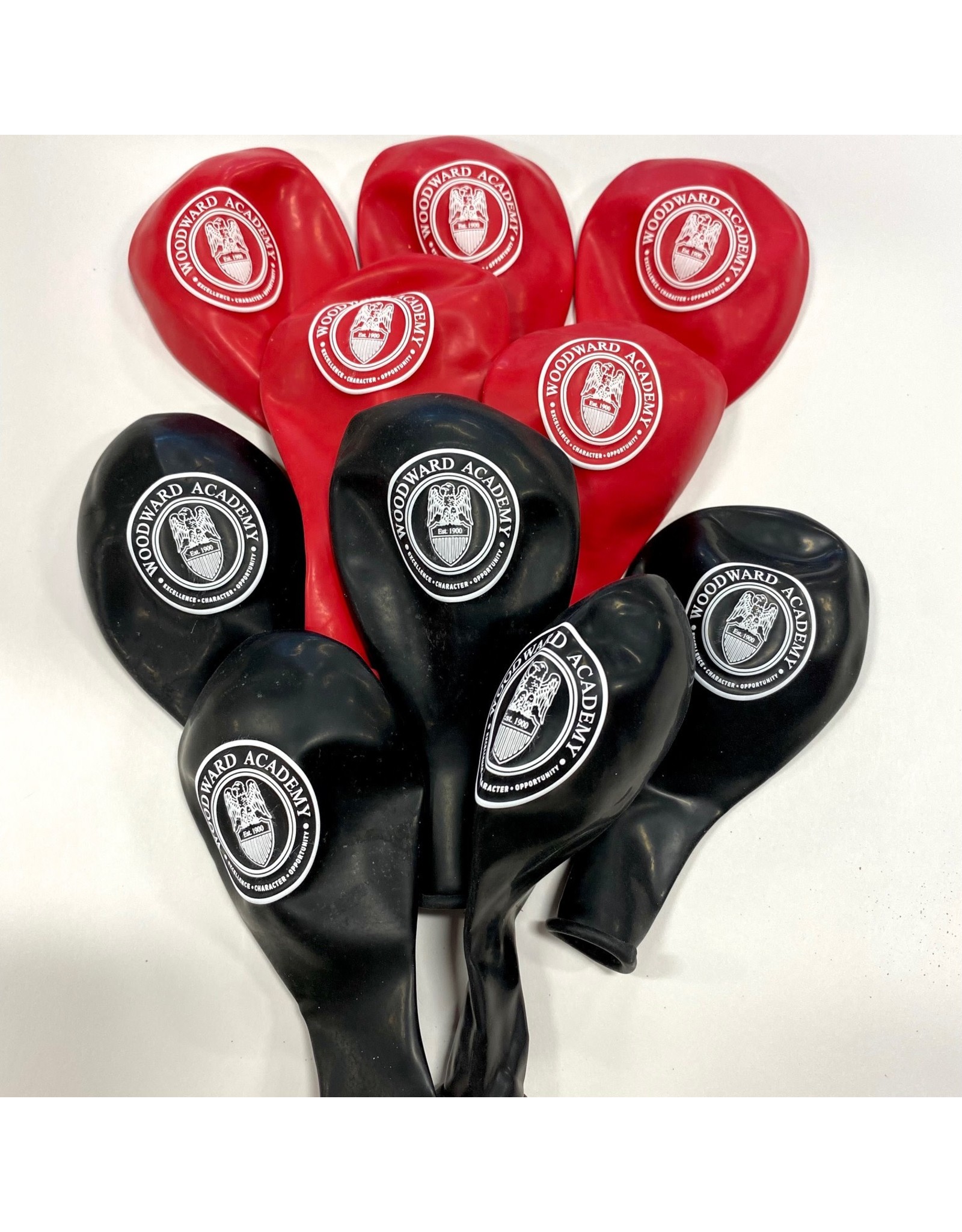 Galactic Line Latex Balloons (Pack of 5 Red/5 Black)