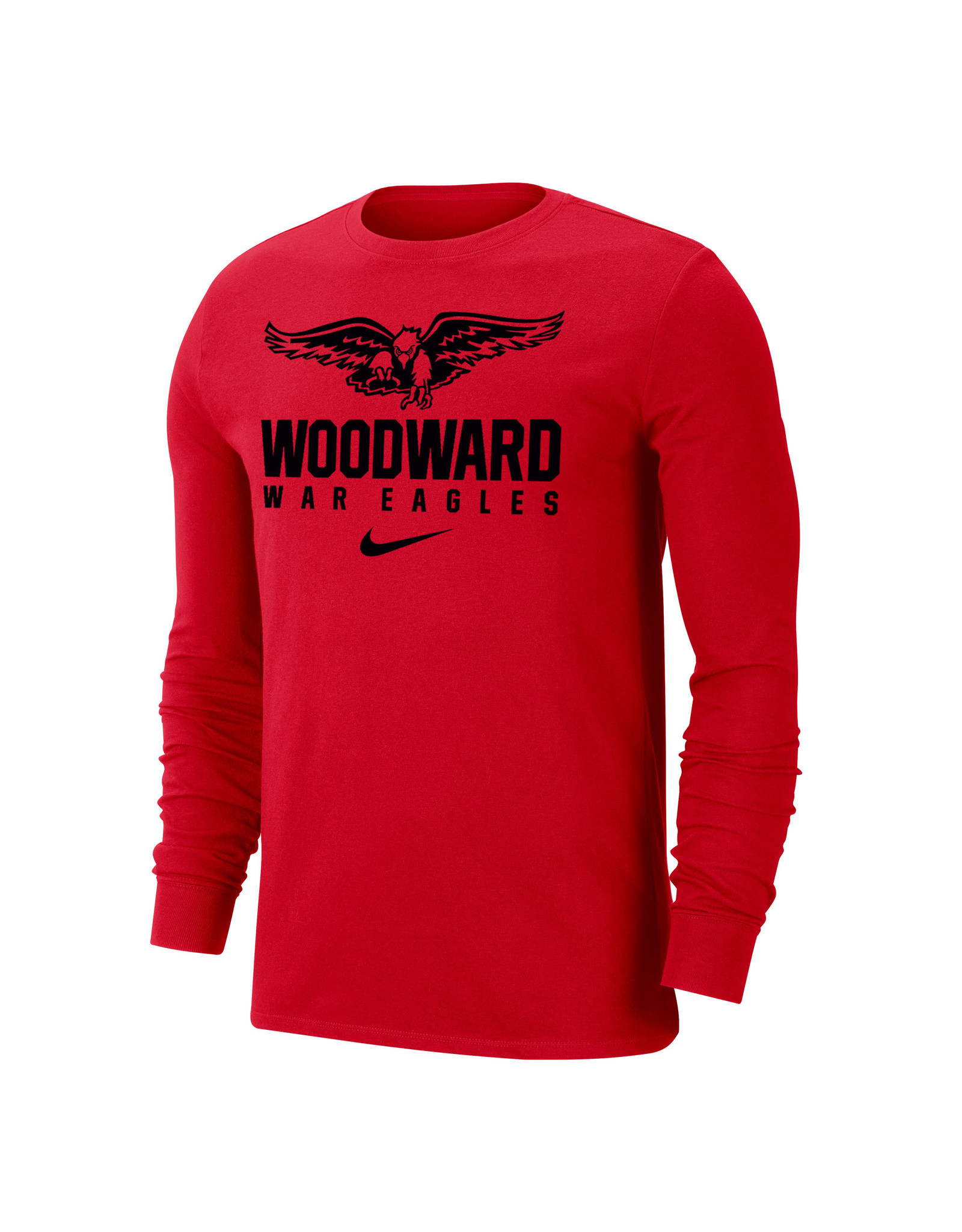 Dri-Fit Cotton LS Woodward War Eagle - Woodward Academy