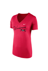 NIKE Ladies Legend V-Neck Script 1900