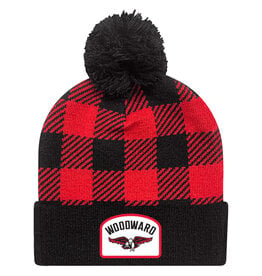 L2 Brands Beanie Brawn Red Buffalo Plaid