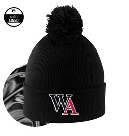 Logofit Beanie Satin Lined Pom Monroe
