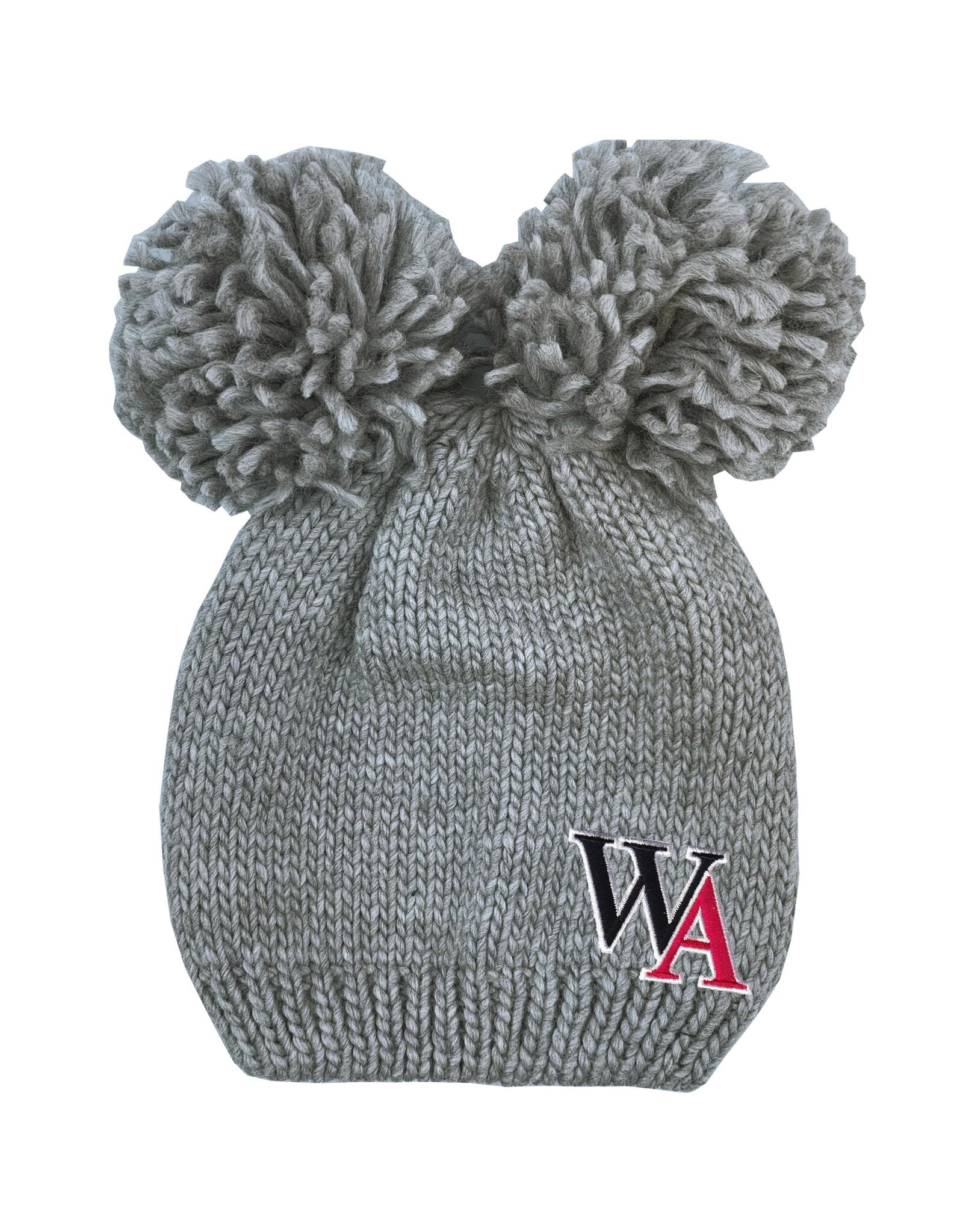 Logofit Beanie Double Pom Knit Leia