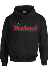 Full Zip Jacket Hoodie Woodward Flying Eagle