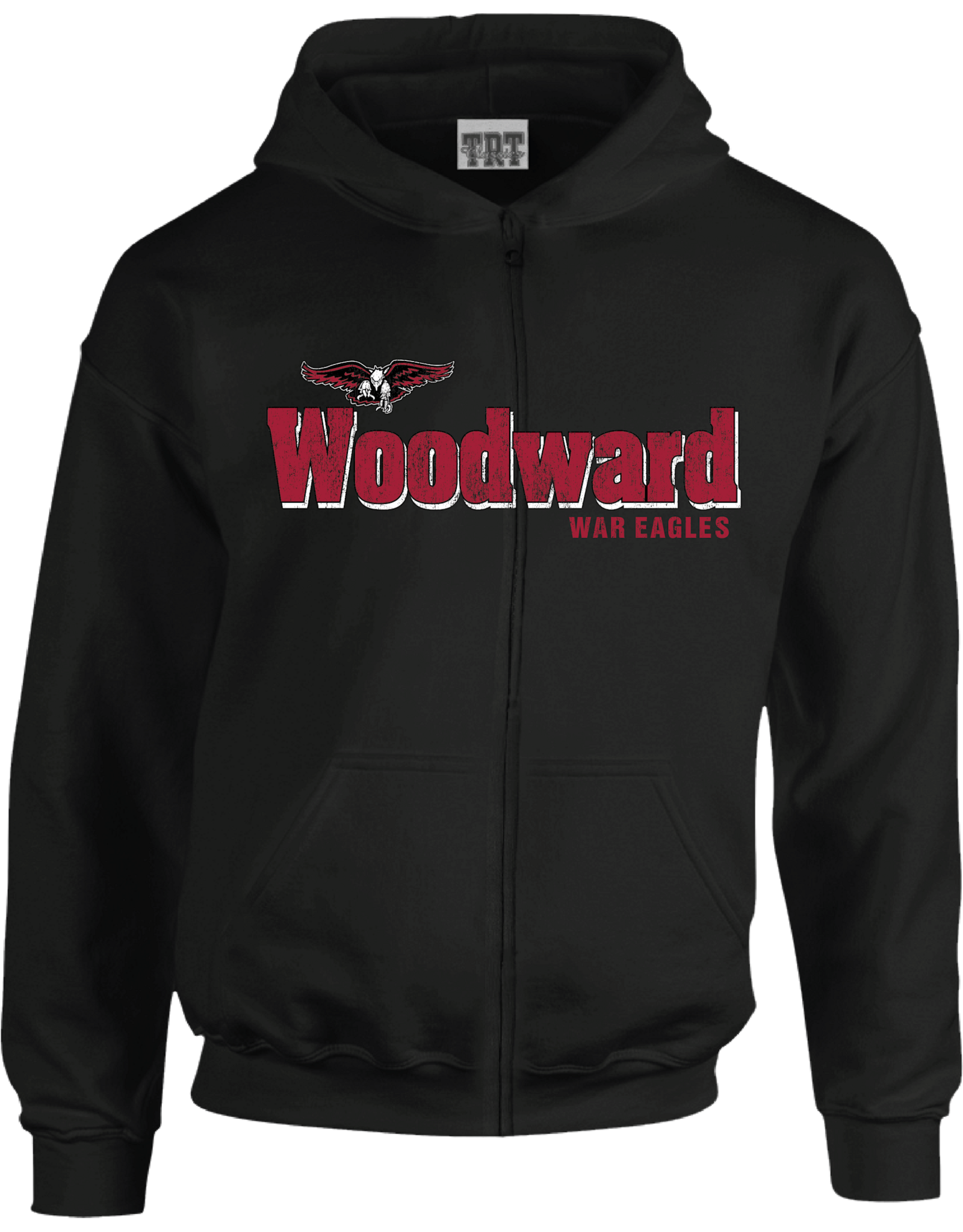 CLEARANCE Full Zip Jacket Hoodie Woodward Flying Eagle