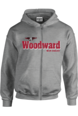 Full Zip Jacket Hoodie Woodward Flying Eagle