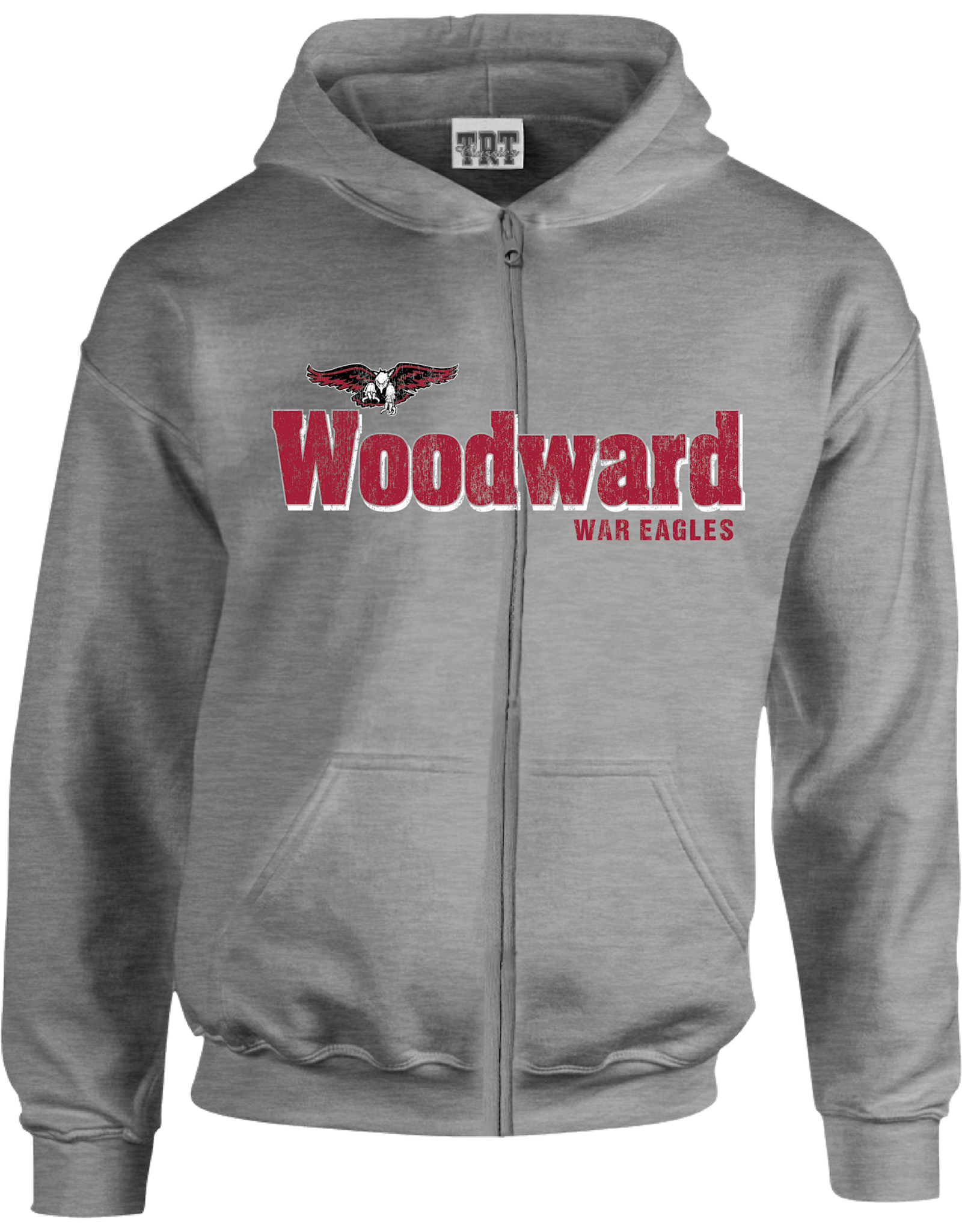 Full Zip Jacket Hoodie Woodward Flying Eagle