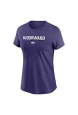 Nike Ladies Short Sleeve Dri-Fit Cotton Block