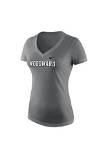 Nike Ladies SS V-Neck Brick