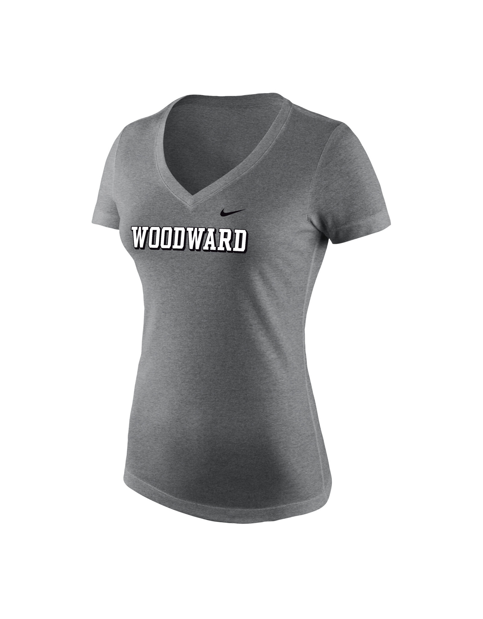 Nike Ladies SS V-Neck Brick