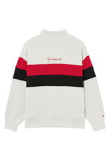 League Diana Mock Neck Sweatshirt Game Day Striped