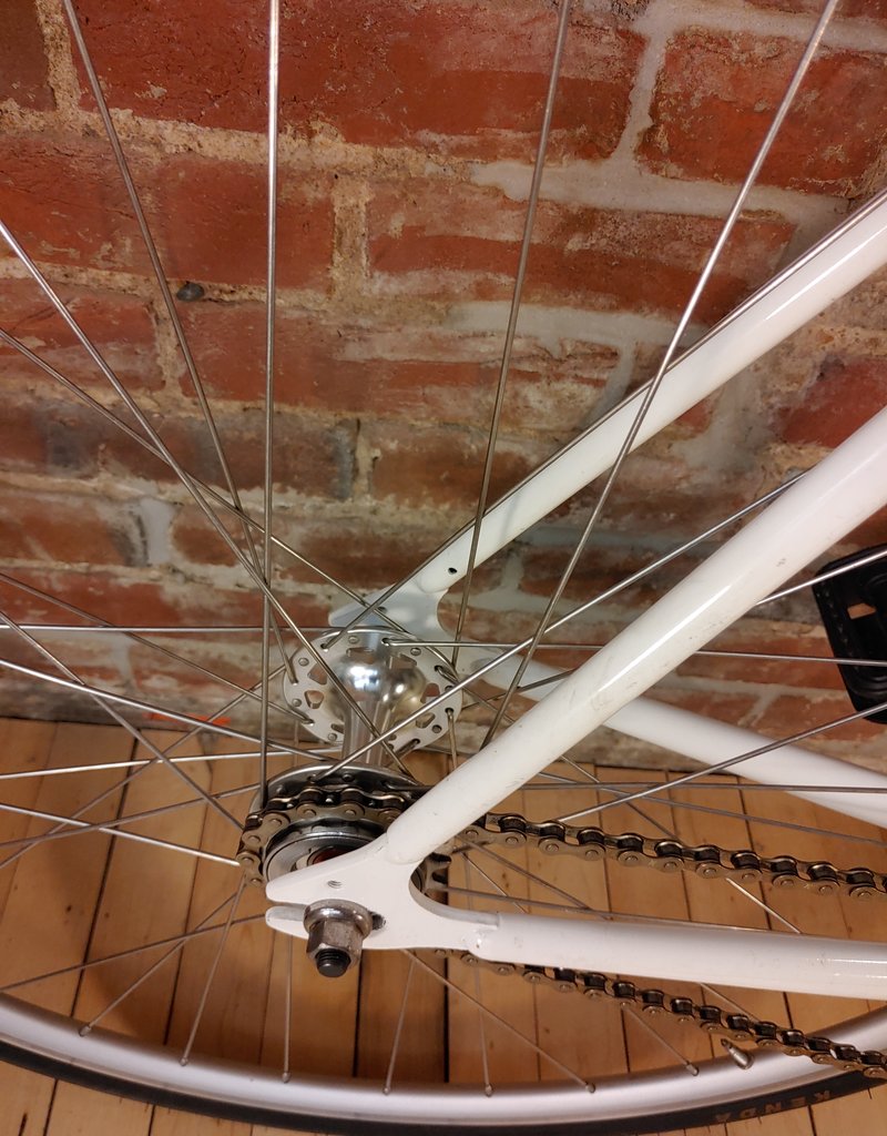 Bike : White Single Speed : 56cm