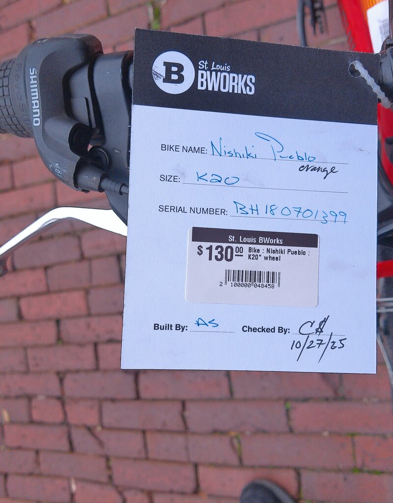 Nishiki Bike : Nishiki Pueblo : K20" wheel
