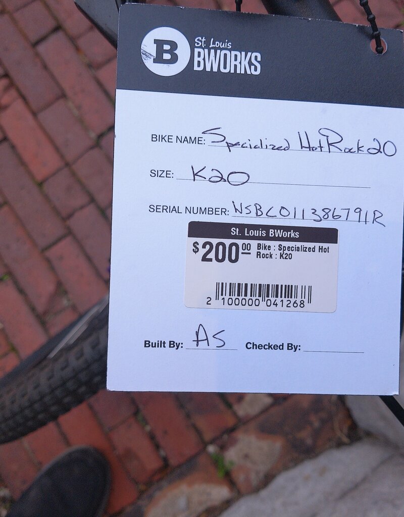 Specialized Bike : Specialized HotRock : K20" wheel