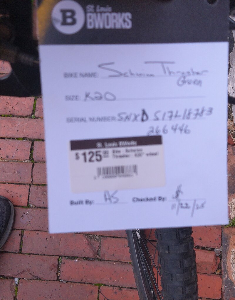 Schwinn Bike : Schwinn Thrasher : K20" wheel