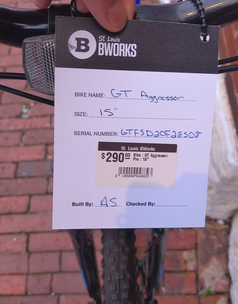 GT Bike : GT Aggressor Pro : 15"