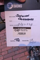 Schwinn Bike : Schwinn Crisscross : 20.5"