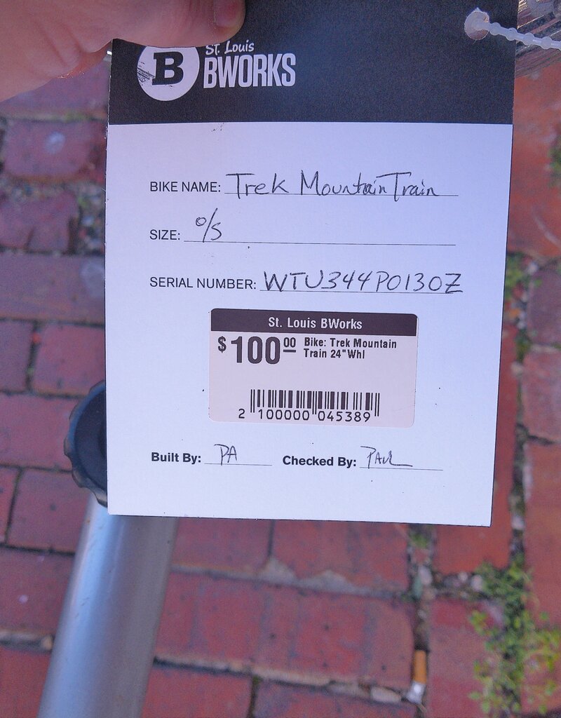 Trek Bike: Trek Mountain Train 24"Whl