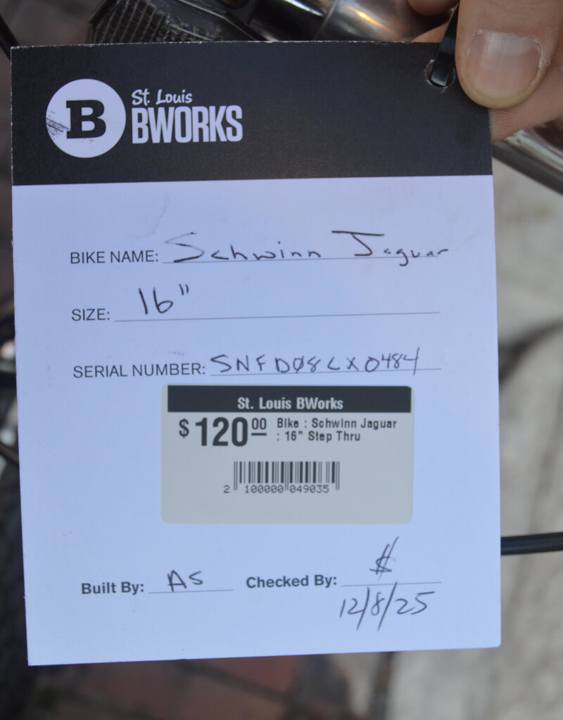 Schwinn Bike : Schwinn Jaguar : 16" Step Thru