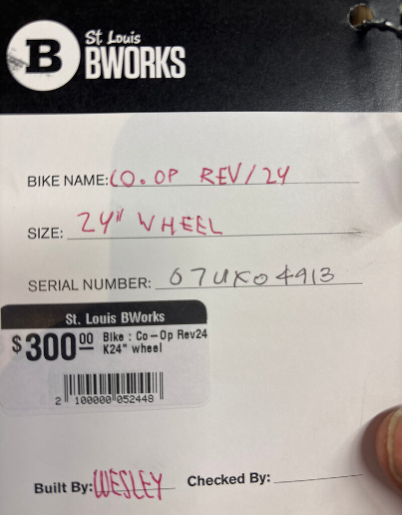 Bike : Co-Op Rev24 : K24" wheel