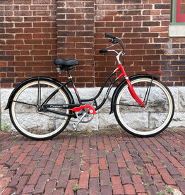 Schwinn Bike: Schwinn Cruiser SS : 17" : 7 Speed Internal Bla/ Red