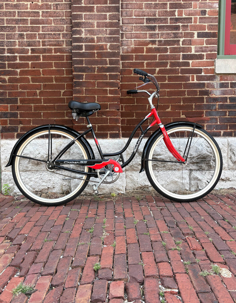 Schwinn Bike: Schwinn Cruiser SS : 17" : 7 Speed Internal Bla/ Red