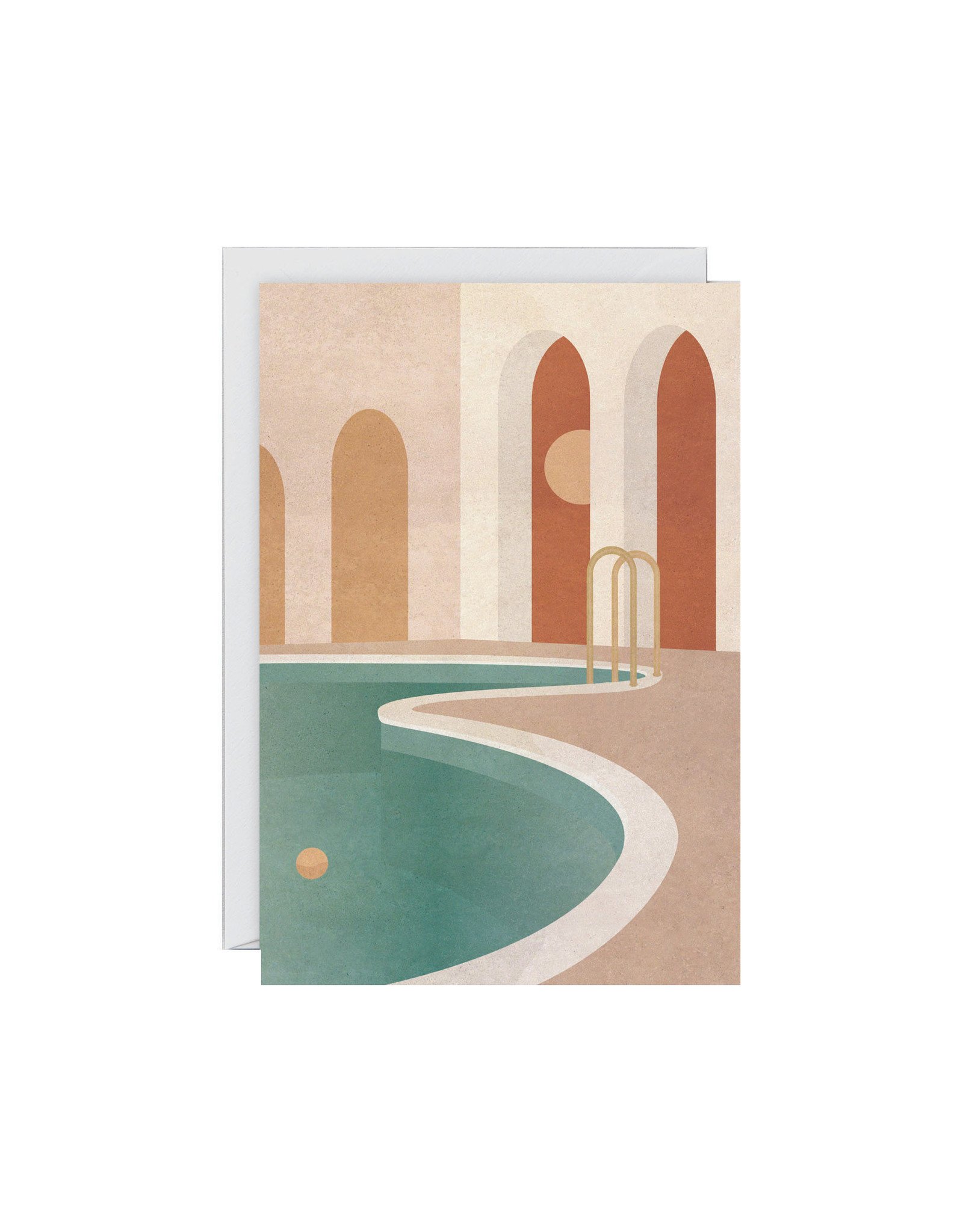 Wrap Pool with Arches Card