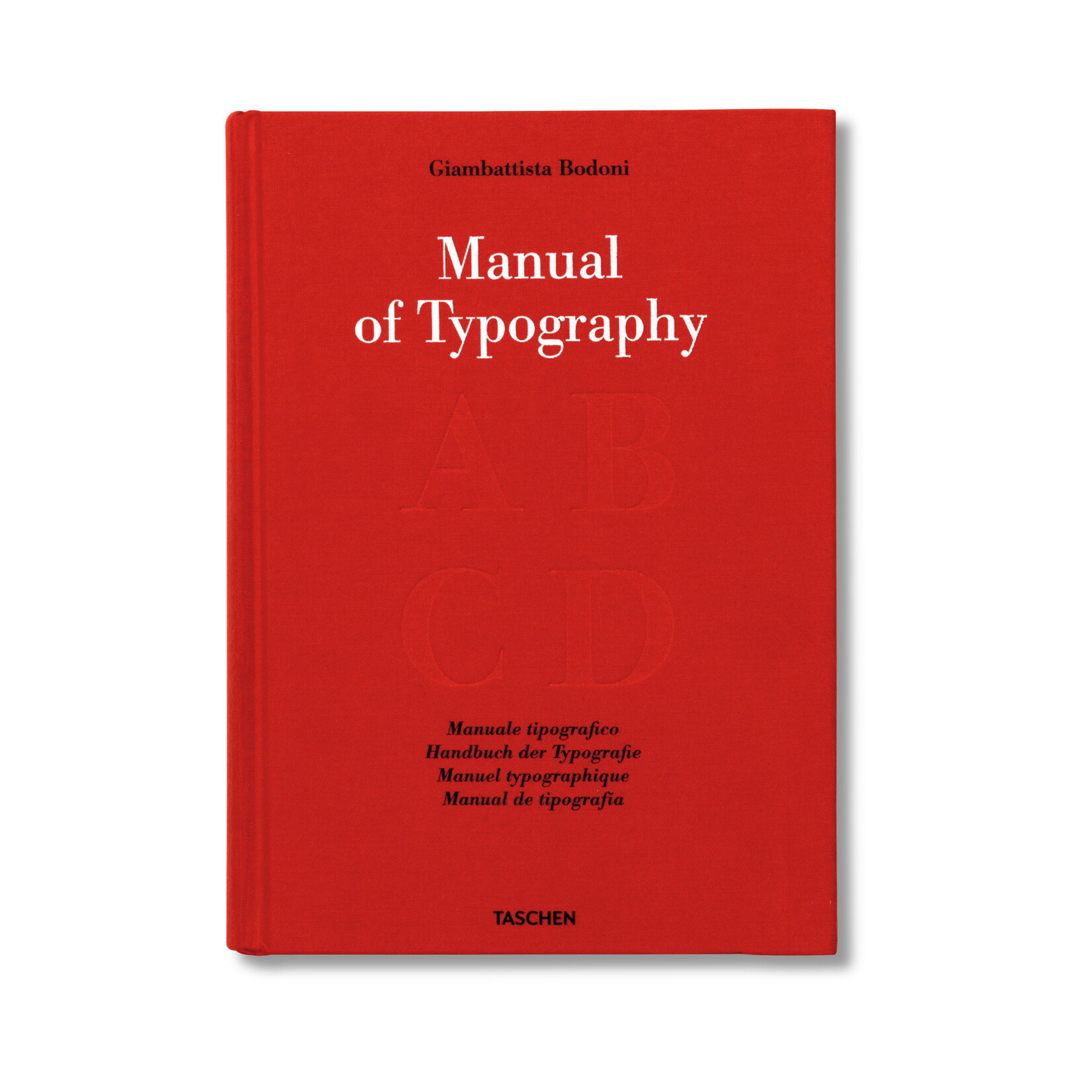 Taschen Bodoni, Manual of Typography: Manuale Tipigrafico (1818)
