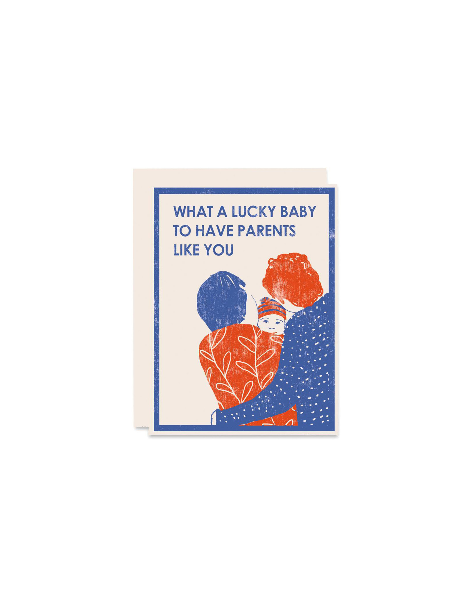 Heartell Press Lucky New Baby Card