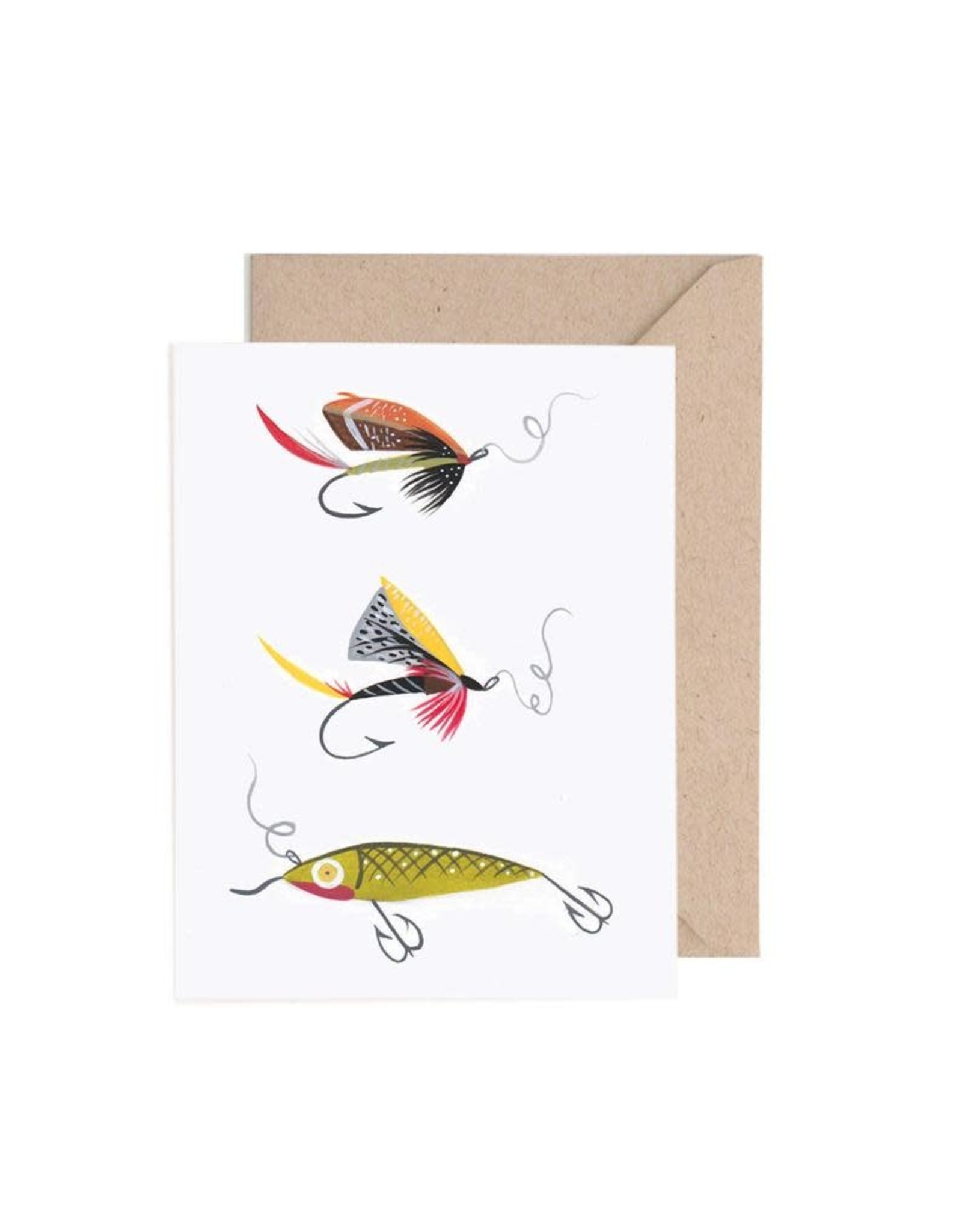 Lisa Vanin Notecard, Fishing Lures