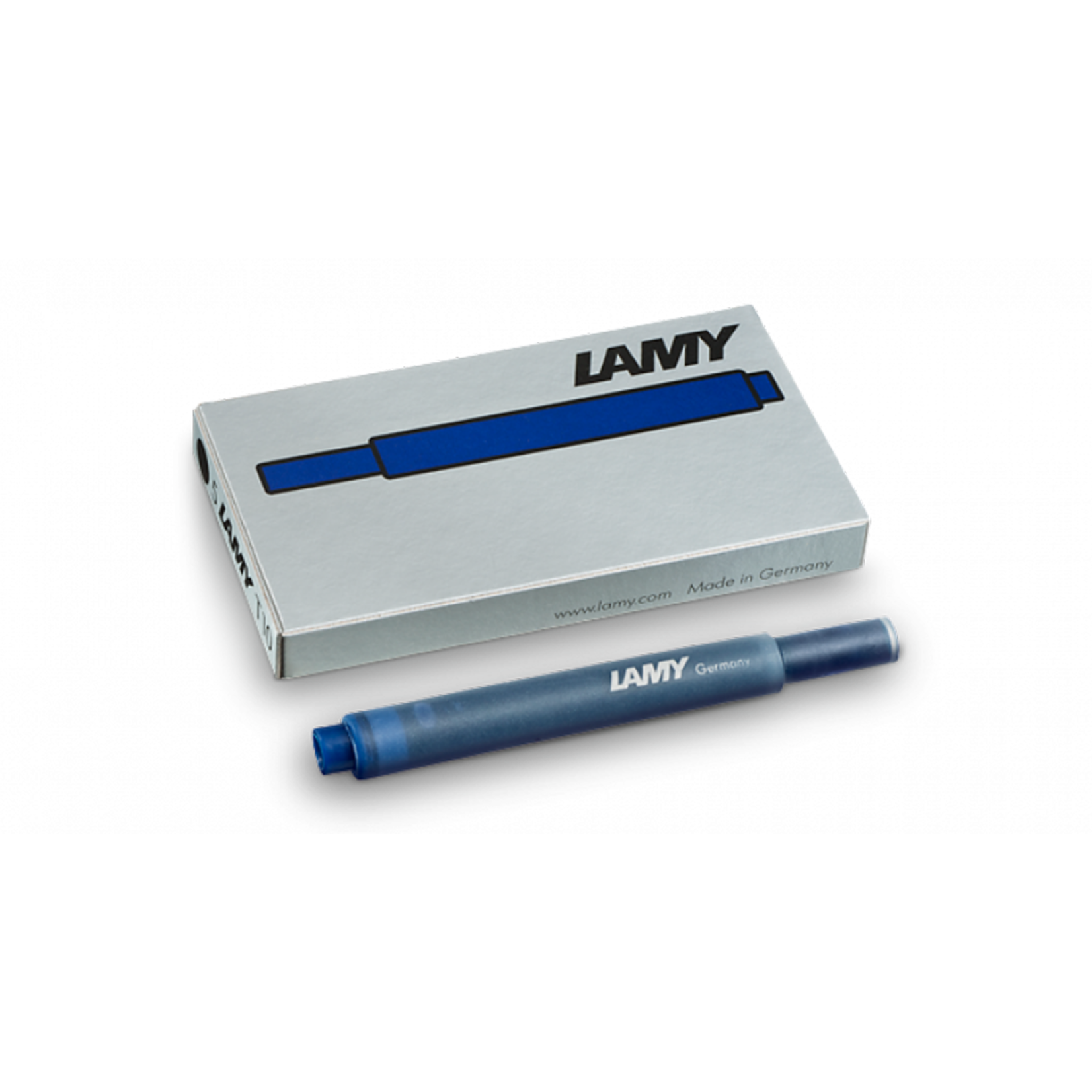 LAMY T10 Refill - Fountain Pen Ink Cartridges, Box of 5 (Blue)