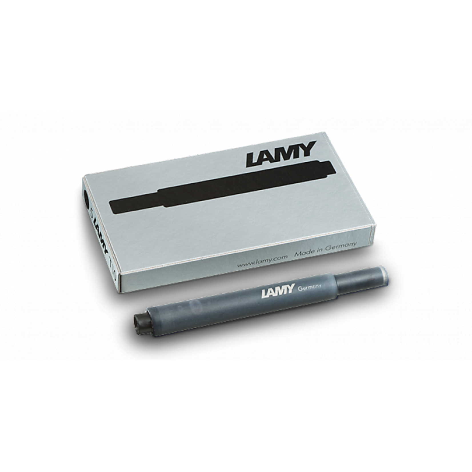 LAMY LAMY T 10 Refill - Fountain Pen Ink Cartridges, Box of 5 (Black)