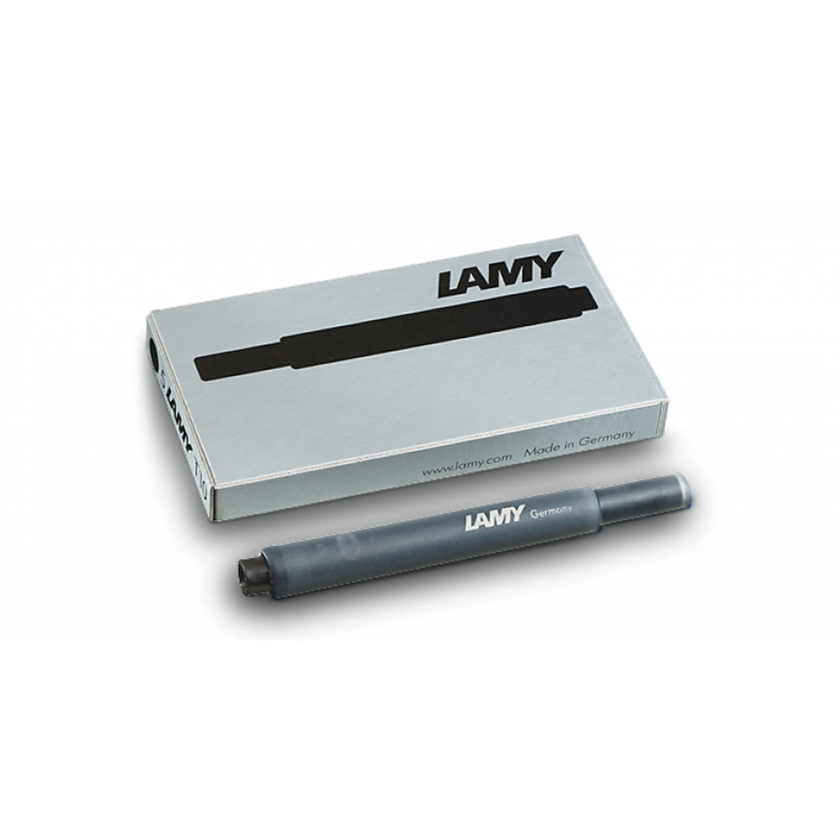 LAMY LAMY T 10 Refill - Fountain Pen Ink Cartridges, Box of 5 (Black)