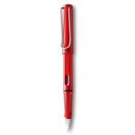 LAMY LAMY safari Fountain Pen, Red, Medium Nib