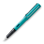 LAMY AL-Star Fountain Pen, Turmaline Blue (2020 Special Edition), Medium Nib