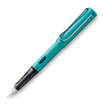 LAMY LAMY AL-Star Fountain Pen, Turmaline Blue (2020 Special Edition), Medium Nib