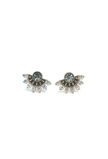 Lover's Tempo Nico Fan Earrings, Black Diamond