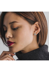 Lover's Tempo Nico Fan Earrings, White Opal