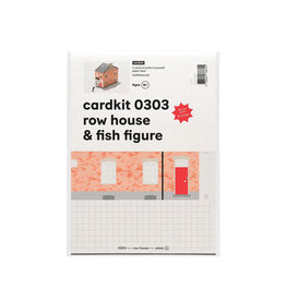 cardkit 0303: row house & fish figure