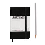 Leuchtturm Dotted Pocket Hardcover Notebook, Black